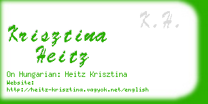 krisztina heitz business card